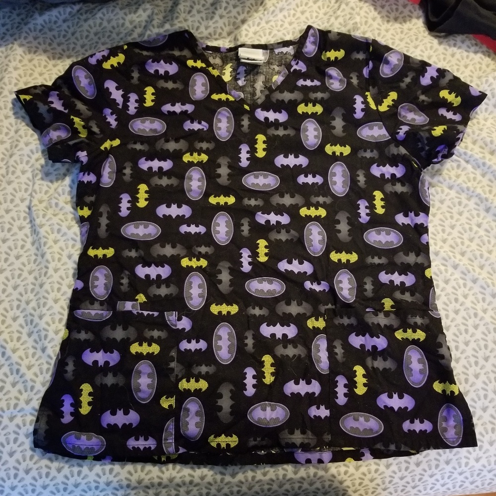 Batman scrub top. Lowest price it will be.